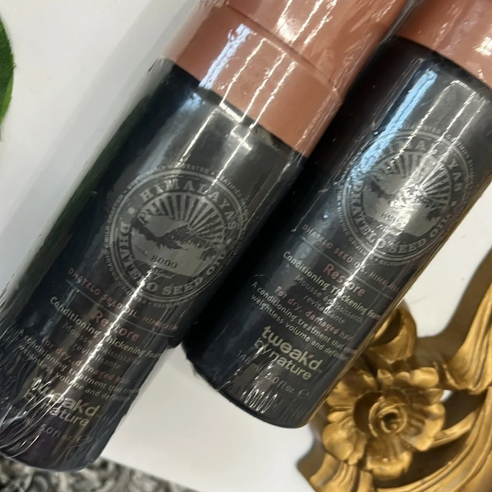 NEW Tweak’d by Nature Conditioning Thickening Foam Bundle